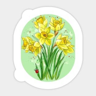 Daffodils Sticker